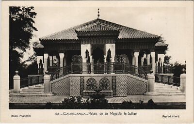 CPA AK MAROC CASABLANCA Palais de Sa majeste le Sultan Flandrin (37677)
