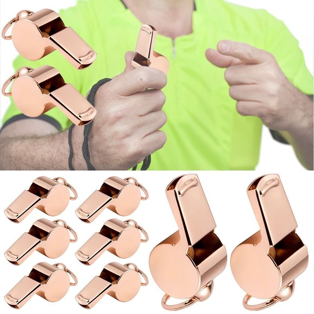 Fischietto Da Arbitro Sportivo Con Cordino, 2 Fischietti In - Foto 6