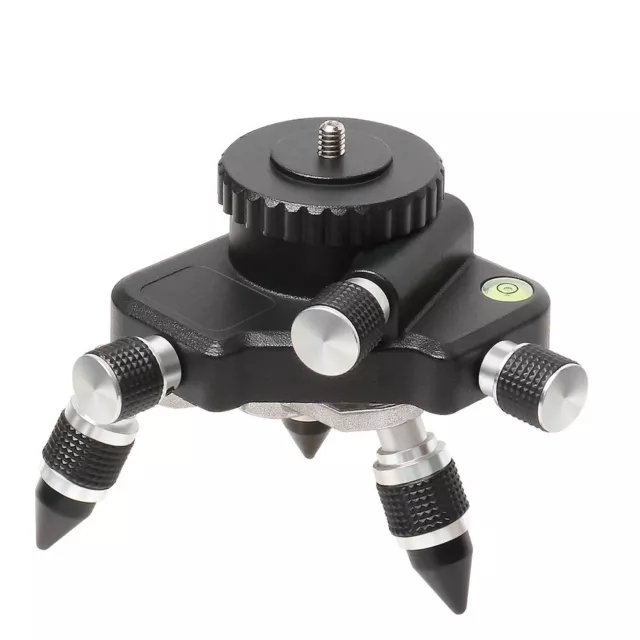 360 Metal Tripod Base for Level Adapter Fine tuning Knob Stable and Durable