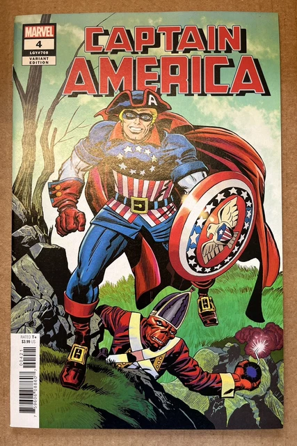 Captain America 4 Jack Kirby Variant 2018 Unread Marvel Comics Legacy Number 708