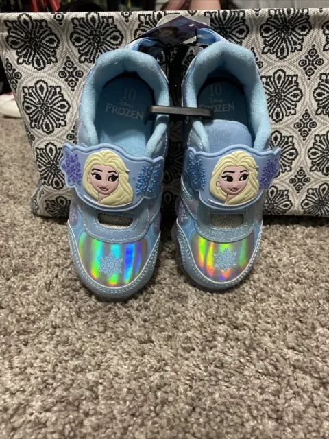 Disney Frozen Toddler Girl Athletic Light up Sneaker, Size 10