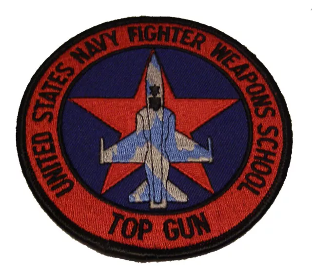 UNITED STATES NAVY Fighter Weapons School TOP GUN Patch - Veteran Owned ...