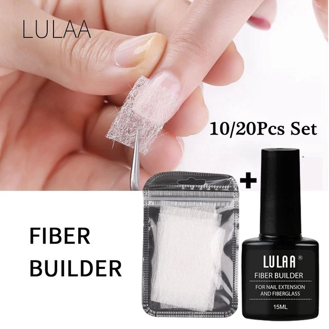 ongles Colle de clou Construction Gel Fibre de verre Non - tissé Fibre de verre