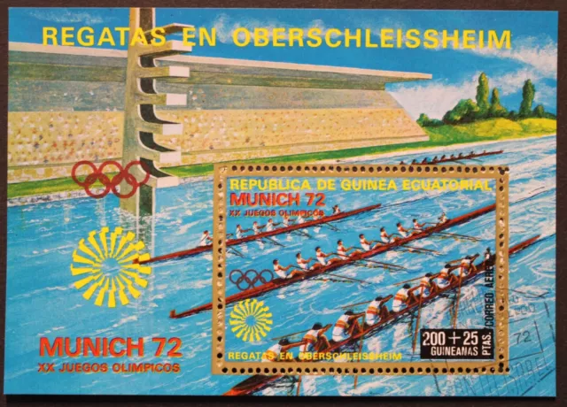 Äquatorialguinea: Michel Block-Nr. 15 "Olymp. Sommerspiele´72" aus 1972, gest.