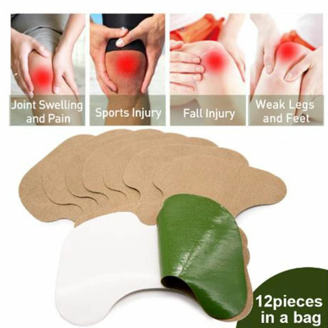 12 Pieces Of Medical Wormwood Extract Plaster For Knee Joint Pain RelH~SA