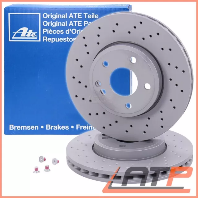 Ate Brake Discs Vented Drilled Ø295+Pads Front For Mercedes A-Class W176 2