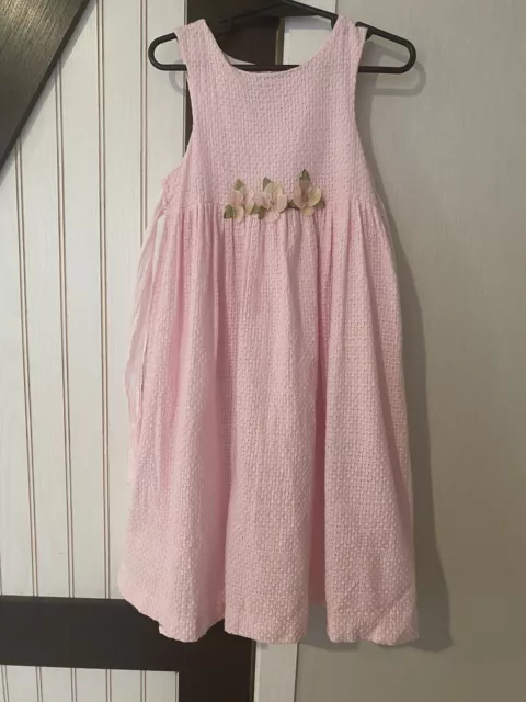 Beautiful Marmaletta Girls Easter Spring Pink Dress Size 4T