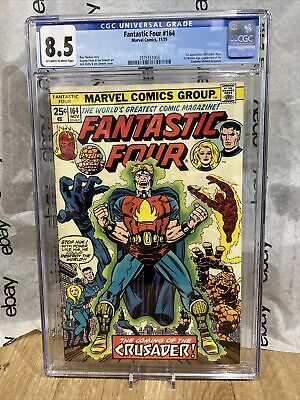 Fantastic Four #164 CGC 8.5 1975 Marvel Comic New  Slab  Key Issue 1st Bronze