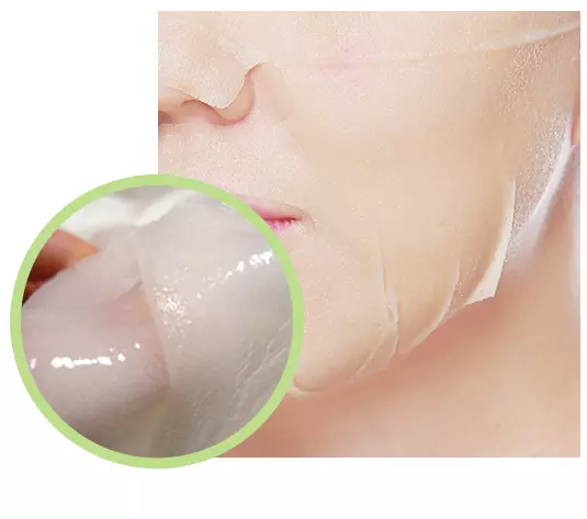 x7 Masque visage coréen Salade végétarienne de Purederm pour peau grasse et acné 2