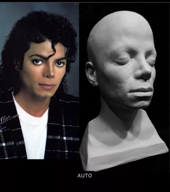 Michael Jackson 1:1 Life Mask Cast Special Effects Make Up :The Thriller Video