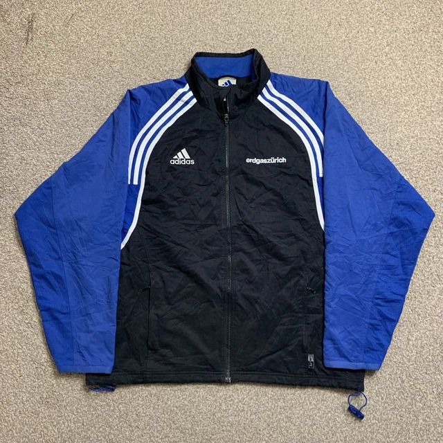 Adidas tuta top track giacca vintage allenamento cerniera completa retrò anni '90 XL - 44/46