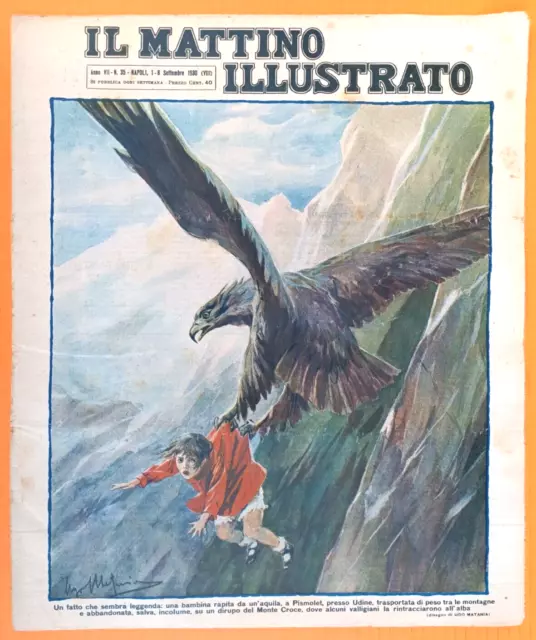 BAMBINA RAPITA DA AQUILA da IL MATTINO ILLUSTRATO R@R@ RIVISTA PRIMI 900-12163