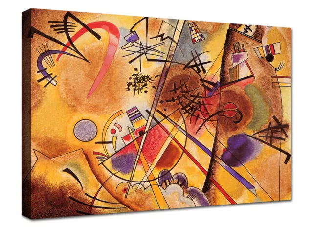 Quadro Kandinsky Piccolo sogno in rosso Stampa su tela quadri moderni arte