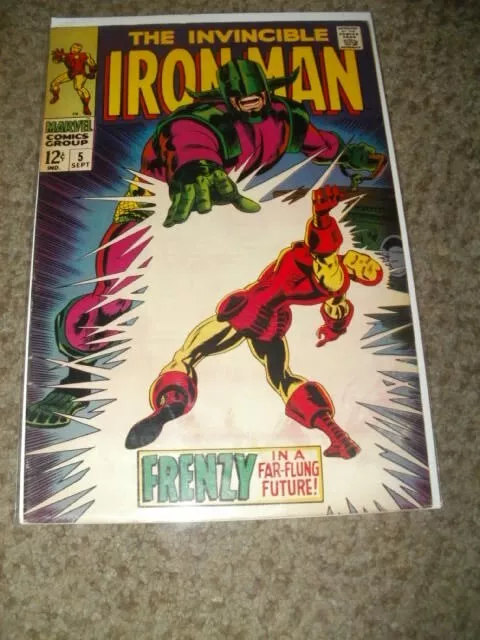 Invincible Iron Man 5 - Unicorn - Silver Age - Good 2.0