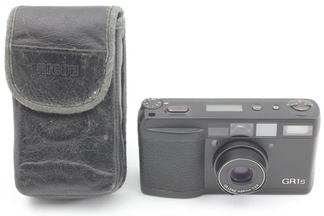 [Exc+5 w/Case] Ricoh GR1s Black Point & shoot 35mm Film Camera From JAPAN 2