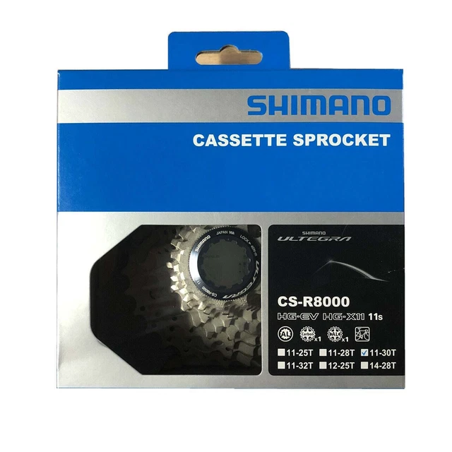 Shimano Ultegra R8000 11 Speed Cassette - 11-30 Freehub Bike Part Bicycle Cog Ge