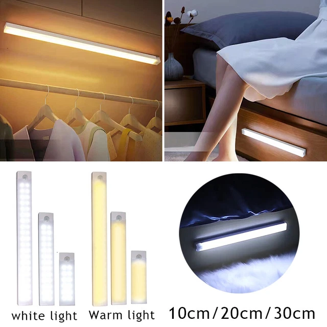 2 Veilleuses LED Automatiques Avec Détecteur De Mouvement - 1W, Lumière Chaude - Pour Couloir, Escalier, Chambre - IP20
