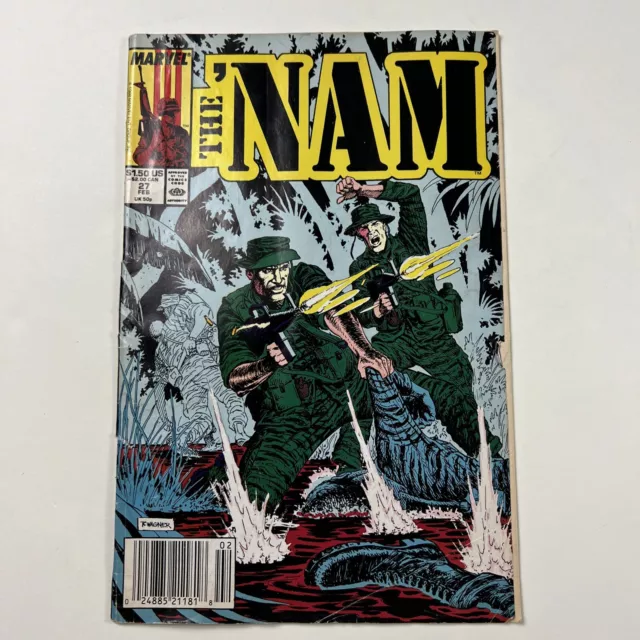 The 'Nam #27 Newsstand Variant ~ NEAR MINT NM ~ 1989 Marvel Comics