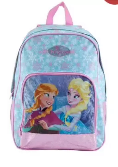 Disney Frozen  Girls Backpack Glitter School Bag Anna Elsa Backpack BNWT rrp £16