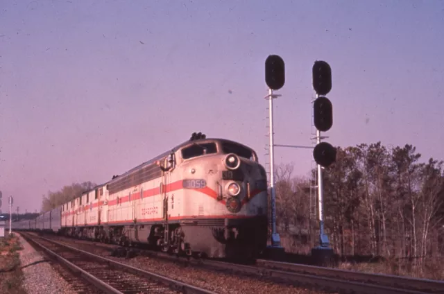 Duplicate Train Slide Seaboard E-8 #3059 04/1960 Millbrook N. Carolina