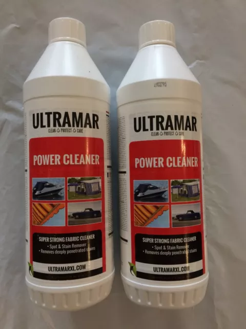 Détachant Ultramar Power Cleaner toile, voile bateau, capote auto, store 2x1L