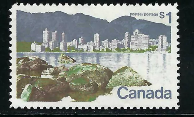 Canada - Scott 600 - Vfnh - Perf. 11 - Landscape Defenitives - Vancouver - 1972