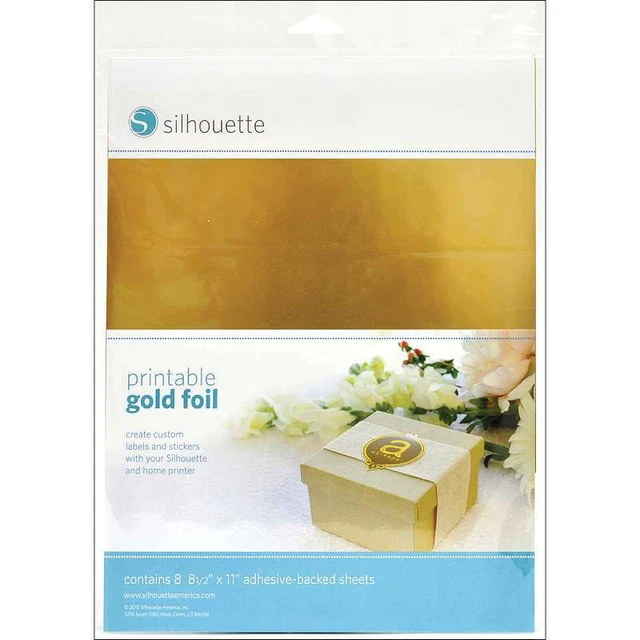 SILHOUETTE PRINTABLE ADHESIVE Foil 8 5 X11 8 Pkg Gold 14 99 PicClick silhouette-printable-adhesive-foil-8-5-x11-8-pkg-gold-14-99-picclick