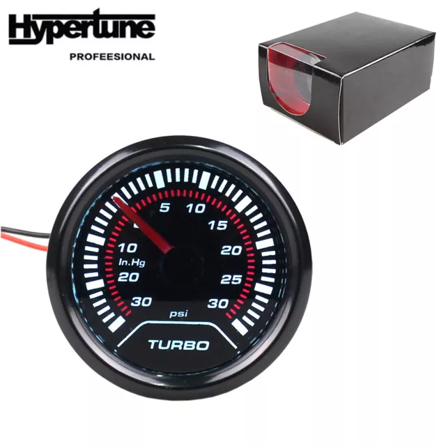 2" 52mm Turbo Boost Digital Gauge 30 PSI Car Turbo Meter 12V  W/Bracket