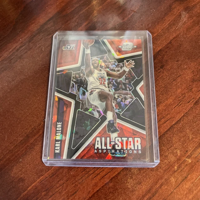 2020 Contenders Optic All-Star Aspirations Red Cracked Ice Prizm Karl Malone HOF