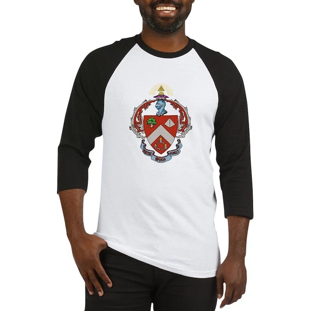 CafePress Triangle Coat Of Arms Baseball Jersey Baseball Tee (1172096664)