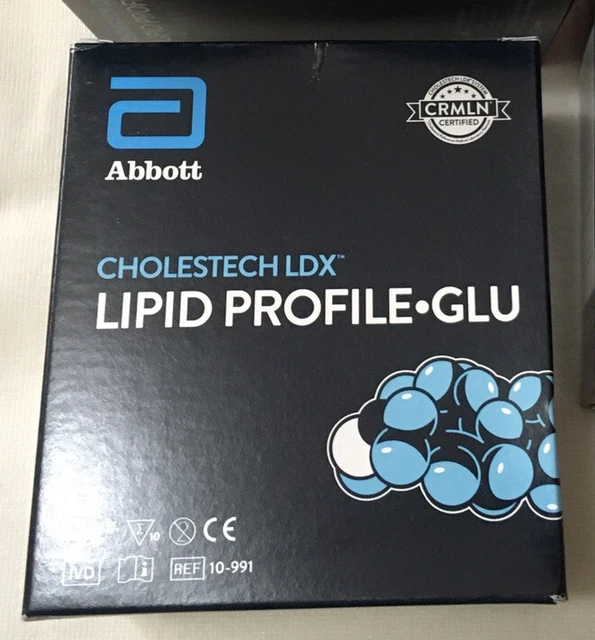 CHOLESTECH LDX • PERFIL LIPÍDICO + CASETE GLU 10/CAJA - ¡NUEVO! - Envío GRATUITO PRIORITARIO