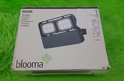Blooma Blooma Bohm Grey 9W Mains Powered External Security Floodlight 700lm 