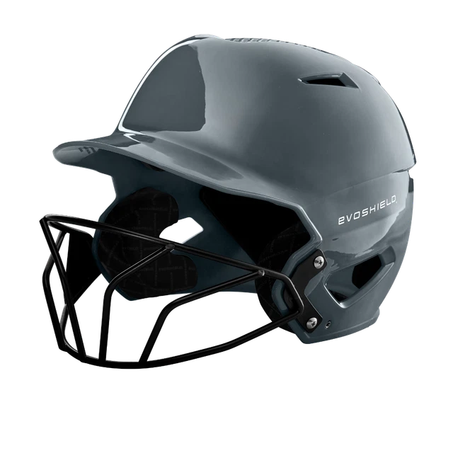 EvoShield Women's XVT Batting Helmet W/ Softball Mask CHARCOAL SM | MD