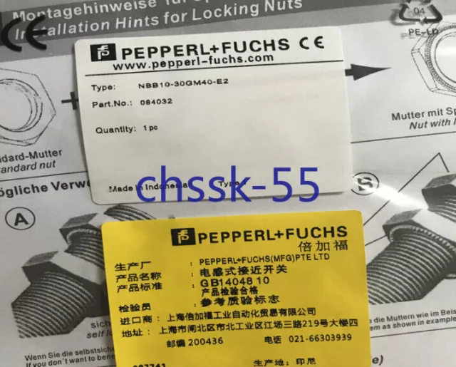 1PC NEW pepperl+fuchs (P+F) NBB10-30GM40-E2 Proximity Switch