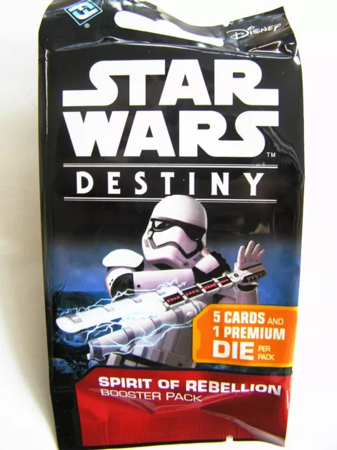 Star Wars Destiny 3x Spirit of Rebellion Booster Pack ENGLISCH