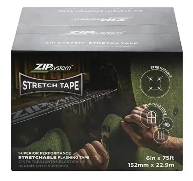 ZIP System Stretch Tape | 6 inches x 75 feet | Self-Adhesive | Weather-Resistant