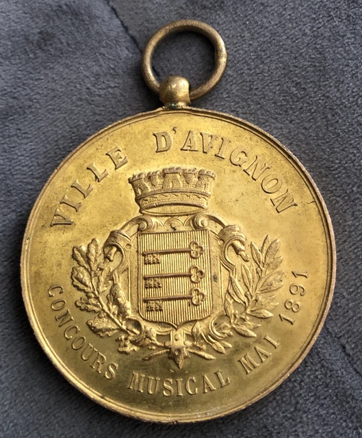 Médaille En Bronze Concours De Nice 1897 - Collection Ancienne