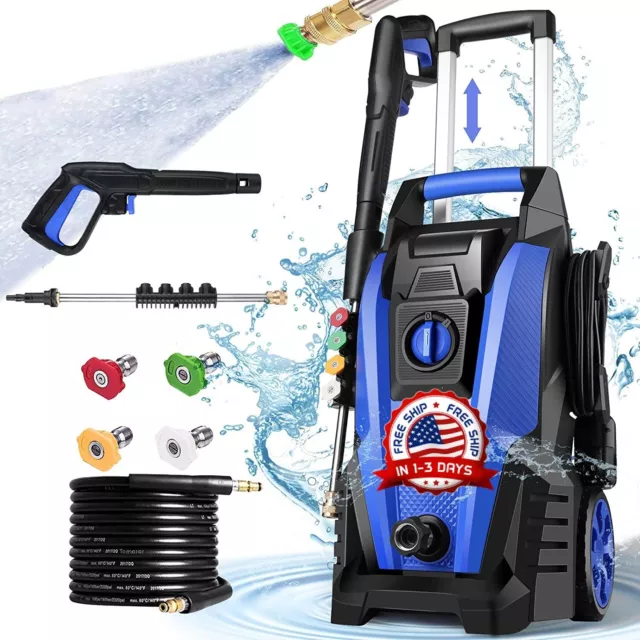 Maquina de agua a presion lavar lavado electrico auto carro patio casa piso1800W