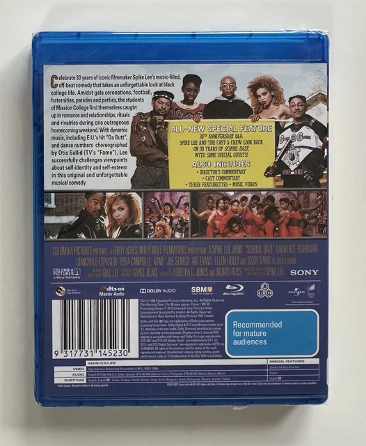 Spike Studio SCHOOL DAZE - Anniversary Edition (Blu-ray) Region Free Spike Lee 1988 ...