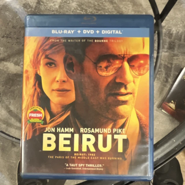 BEIRUT BLU-RAY DVD Combo Pack Jon Hamm Rosamund Pike Factory
