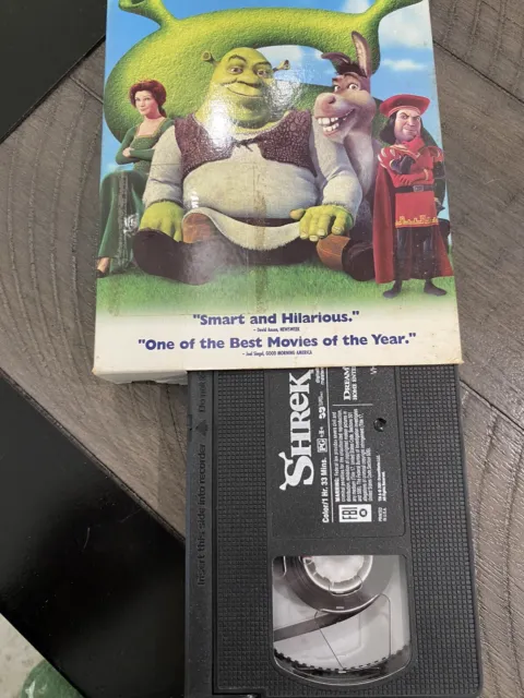 Lot of 6 Animated Children’s VHS Movies - Shrek Big Box, Space Jam, Rudolph 3