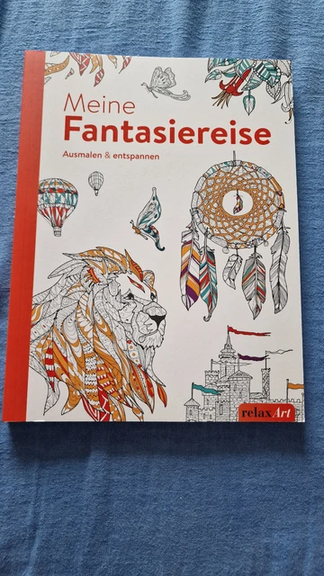 Malblock Malbuch Erwachsene Fantasiereise (Zustand neu, ungenutzt)