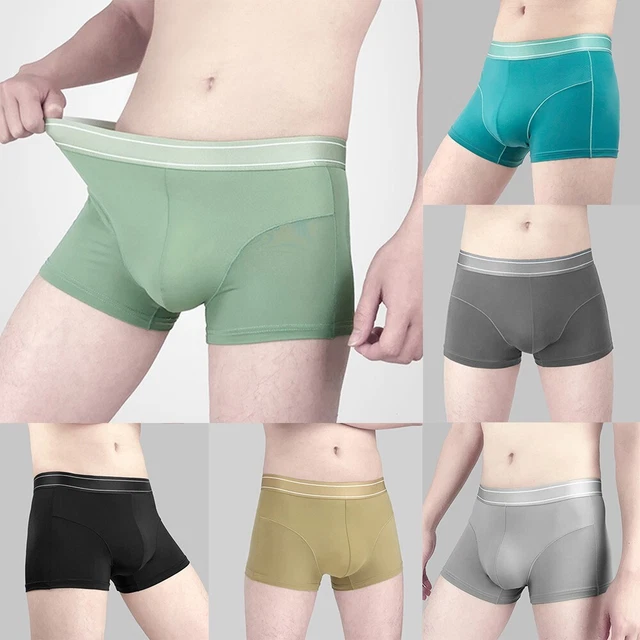 Herren Boxershorts mitteltaille mehrfarbig M ~ 2XL Höschen Etui schnell trockne