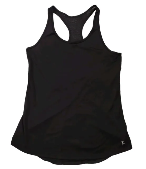 Danskin Now Dri-Fit Women's Black Racerback Tank Top Activewear Size M