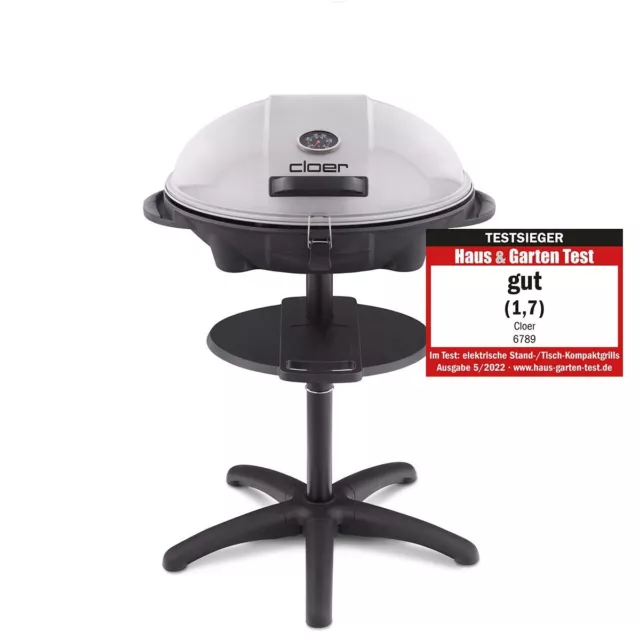 Barbecue-Grill Cloer-6789 Indoor & Outdoor Standgrill & Tischgrill  (B-Ware)