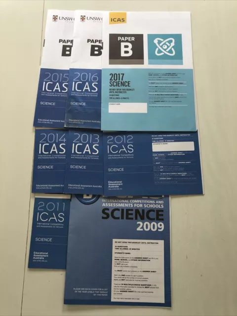 Icas Science Assessment Papers 2009-2017