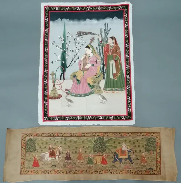 2x Traditioneller Indischer Wandbehang aus Rajasthan