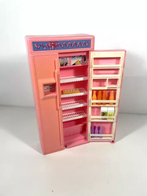 Barbie Dream House Kitchen Refrigerator 1990 Vintage Mattel