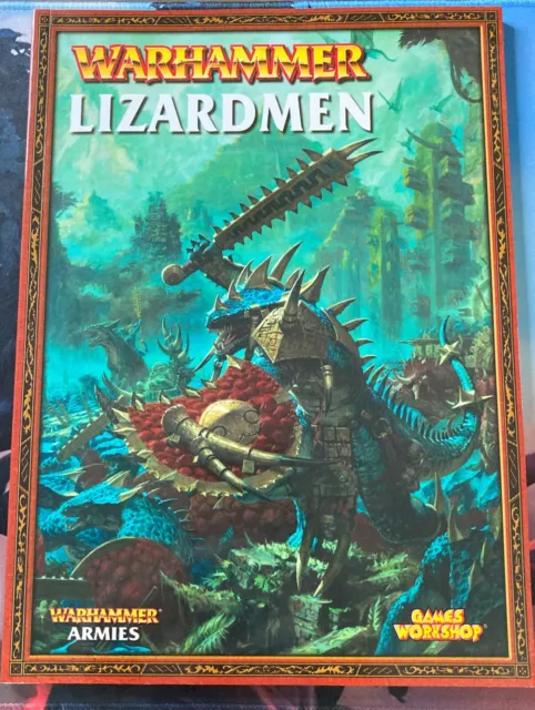 Lizardmen 7th Edition Army Rule Book Paperback Warhammer Fantasy Battles WFB