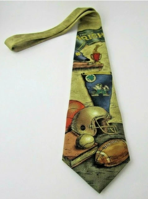 Eagle Wings Silk Tie Notre Dame Football College NCAA Sports Fighting Irish